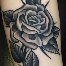 Samuele Briganti Single Rose Tattoos Men Flower Tattoo Rose Tattoos