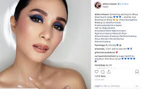 From sharpening up her brows, contouring. Heart Evangelista Cobalt Blue Eyeshadow Makeup Tutorial Spend And Save Options The Beauty Junkee