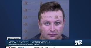 The Arizona State Board of Dental Examiners is taking steps to suspend the  license of a Mesa dentist who is charged with luring a minor for sexual  exploitation.