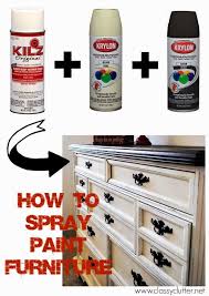 The How To Crew How To Spray Paint Furniture 10 Of The Best Tutorials Spray Paint Furniture Paint Furniture Furniture Makeover