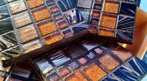 Hey I Found This Really Awesome Etsy Listing At Https Www Etsy Com Listing 210502004 Handmade Mosaic Coasters Rich Chocola Handmade Mosaic Mosaic Mosaic Art