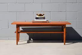 − + only 1 items in stock! Parker Rattan Coffee Table Circa 1970s Structured Rebellion