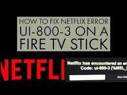 You may want to contact whoever set up your home network for help resetting or reconfiguring your router. How To Fix Netflix Error Ui 800 3 On A Fire Tv Stick Youtube