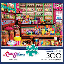 This was a fun puzzle to work. Buffalo Games Aimee Stewart Sweet Shop 300 Large Piece Jigsaw Puzzle Walmart Com In 2020 300 Pieces Jigsaw Puzzle Larger Piece Jigsaw Puzzles Buffalo Games