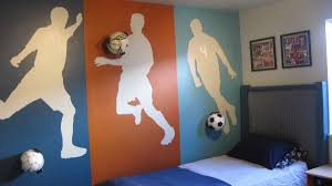 Soccer wall decal soccer player bedroom wall vinyl kids flaming soccer ball, s07. 10 Boys Soccer Room Ideas Capturing Joy With Kristen Duke