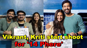 14 phere will be the first film that kriti resumes work on post the lockdown, while vikrant has to complete haseen dillruba with taapsee pannu before jumping on board the tale of two weddings. Kriti Kharbanda Vikrant Massey Start Shooting For 14 Phere Video Dailymotion
