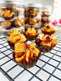 Sekali beli anda pasti nak lagi. Resepi Honey Cornflakes Cookies Resepi Merory Sedap Betul