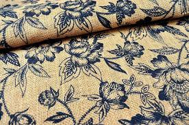 Jute Bedruckt Vintage Blume Stoffe Stoffe Kaufen Vintage Ideen