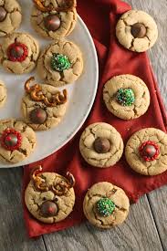 I make sugar cookies with a peppermint / candy cane. Christmas Peanut Blossom Cookies Chocolate With Grace