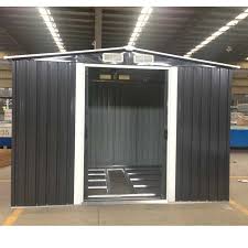 Wissen sie nicht wohin mit den gartengeräten oder dem rasenmäher und ist ausreichend platz auf dem das gartenhaus aus metall gilt als sehr schwer verwüstbar und ist sehr pflegeleicht. Metall Gerateschuppen 257 X 312 X180 Raza Direkt