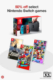 50 Off Select Nintendo Switch Games When You Buy Any Nintendo Switch Console Kids Gifts Nintendo Switch Games Gifts