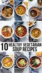10 Healthy Vegetarian Soup Recipes Dietitian Debbie Dishes Vegetarian Recipes Healthy Soup Recipes Healthy Vegetarian Vegetarian Soup Recipes