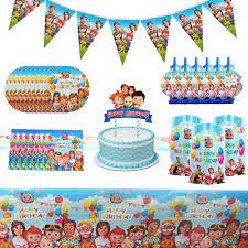 A clichéd but never too old idea for first birthdays is a mickey mouse themed birthday party. Set Of 68 Pcs Cocomelon Birthday Party Supplies And Decorations For Girl And Boy 1st 2nd 3rd 4th Includes Cake Topper Candy Bags Party Favors Buy Online At Best Price In Uae