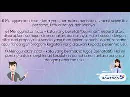 Mencari pengetahuan terkait pengertian, tujuan, fungsi, ciri, jenis kaidah kebahasaan dan contoh proposal harus dilakukan sebelum menulis. Menganalisis Kaidah Kebahasaan Teks Proposal 3 Youtube