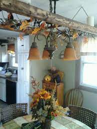 What to do with old wooden ladders for christmas? Love The Ladder In The Kitchen Idea Could Hang Decorations From It During Holidays And Use It As A Pot Holder 3 Decor Pallet Decor Wooden Box Diy