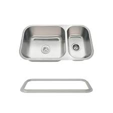 Using equipment stands in your restaurant or other commercial kitchen raises up ovens, slicers, mixers, and other large items, so the controls can be reached without having to bend down. 3218b Offset Double Bowl Stainless Steel Kitchen Sink And Sinklink Overstock 31424285