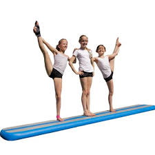 Air Beam Trampolin Turnmatte Von Goldtaler Com Schmale Luftgefullte Airtrack Factory Bahn Mit Mittellinie Fur Das Sichere Training Trampolin Turnen Workout