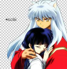 The image is png format with a clean transparent background. Kikyo Kagome Higurashi SesshÅmaru Rin Inuyasha Png Clipart 1080p Anime Artwork Black Hair Bleach Free Png