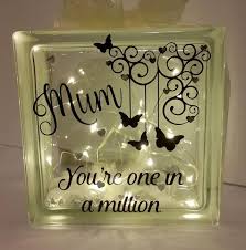 These materials are perfect for making furniture and decorating walls giving the. Personalised Decorated Glass Blocks Posts Facebook