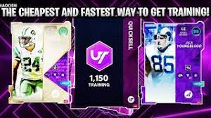 How to earn mut training points. The Cheapest And Fastest Way To Get Training Points In Madden 21 Madden 21 Ultimate Team Youtube