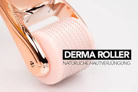 Die anwendung vom dermaroller auf der haut. Derma Roller Naturliche Hautverjungung M1 Select