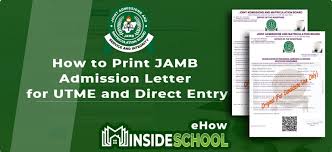As the name implies, an admission letter is a letter that shows that you have been offered provisional admission into a university, polytechnic or college of education. How To Print 2020 Jamb Admission Letter Online Utme And Direct Entry