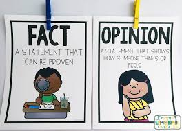 Fact And Opinion Activities For The Primary Classroom The