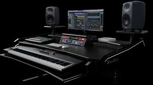 Optional keyboard tray and risers. Best Music Production Desks Workstation You Deserve Studiodesk