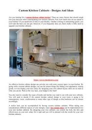 Design your own kitchen our free virtual kitchen feature is an online kitchen planner to help visualize your renovations or redesigns. Custom Kitchen Cabinets Designs And Ideas
