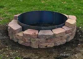 Fire Pit Block Steel Liners Steel Fire Pit Ring Liners Higley Metals Builds Mild Steel And No Rust Stainles Steel Fire Pit Ring Fire Pit Ring Garden Fire Pit