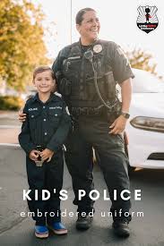 Authentic Personalized Kid S Police Costume Like The Real Uniform Police Costume Kids Police Uniform For Kids Kids Police