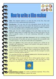 How To Write A Film Review Writing Expressions Writing A Persuasive Essay Film Review