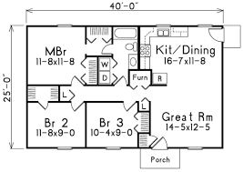 Check out our 1000 sq ft house selection for the very best in unique or custom, handmade pieces from our architectural drawings shops. Narrow Lot Plan 1 000 Square Feet 3 Bedrooms 1 Bathroom 5633 00010