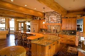 wtsenates excellent log home kitchen