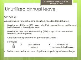 An employee may use annual leave for vacations, rest and relaxation, and personal business or emergencies. Msd Management Services Division Ppt Video Online Download