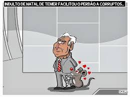 Resultado de imagem para Ilustração: indulto aos corruptos