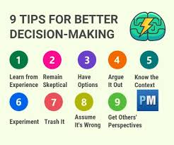 9 Ways To Improve Your Decision Making