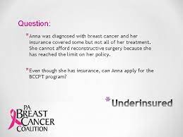 Your doctor may consider these factors when choosing a diagnostic test Breast And Cervical Cancer Prevention And Treatment Program