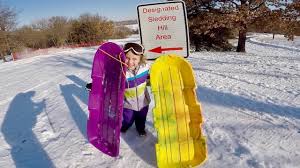 Lake placid, new york picture: Addie Daddy Sledding At Staring Lake Youtube