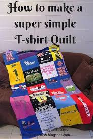 Creating My Way To Success How To Make A Super Simple T Shirt Quilt Shirt Quilt Tshirt Quilt Diy Tee Shirt Quilt