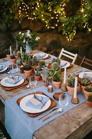 I think a successful centerpiece ties into the landscape and the surrounding. 63 Cacti And Succulent Ideas For Summer Wedding Decor Weddingomania