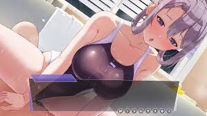 Busty hentai chick riding cock in pov