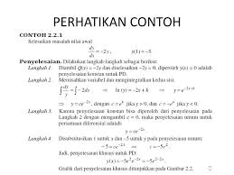 Contoh penerapan sila kedua pancasila di lingkungan rumah Persamaan Diferensial Biasa Ppt Download