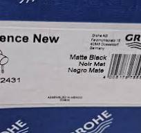 Grohe Essence 1-Handle 3-Way Diverter Trim Kit Matte Black ...