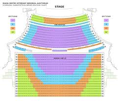 Seating Map Marin Symphony
