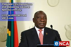 President trump and joe biden capped their campaigns with busy travel days monday, focusing on key states such as. Encanews Myfellowsouthafricans President Ramaphosa Will Address South Africa Tonight At 8pm Live On Dstv403 And Enca Com Facebook