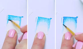 Part of the human body. How To Make Cute Diy Watercolor Christmas Cards Miniature Style