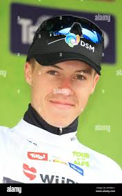 Predazzo, Italy. 20th Apr, 2023. UCI Tour of the Alps Road Cycling Race,  Fourth Stage from