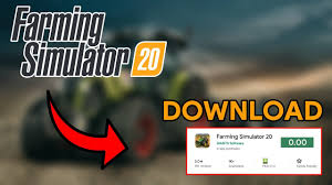 Farming Simulator 20 How To Download Fs 20 Android Ios Youtube