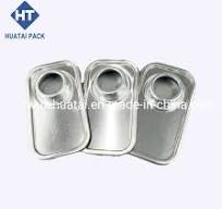 Square Tin Can Components, Top and Bottom for 1 Liters Square Metal Cans